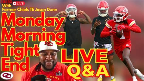 Monday Morning Tight End Ep 37 LIVE Q A The Fellas Talk Rashee Rice