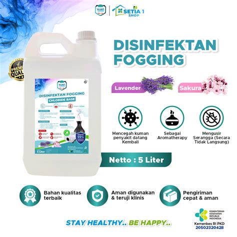 Jual Disinfektan 5 Liter Cairan Fogging Food Grade Liquid Antiseptic