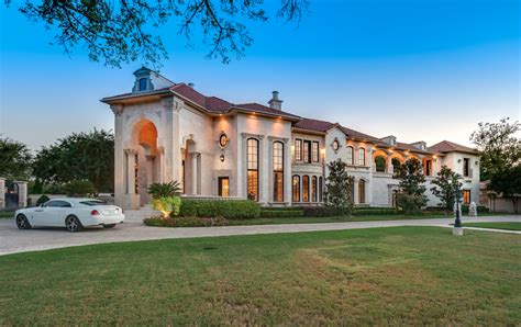 595 Million 10000 Square Foot Mediterranean Mansion In Dallas Tx