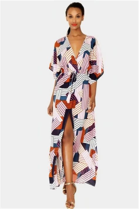 Summer Style Boho Beach Dress Bikini Blouse Kaftans For Women Beach