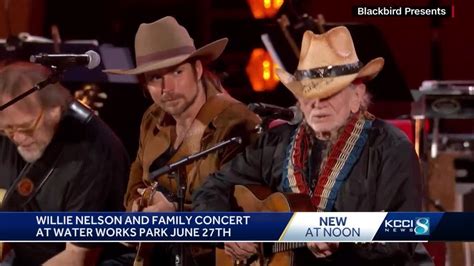 Country Music Legend Willie Nelson Announces Des Moines Concert Youtube