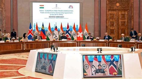 India Efta Ink Free Trade Agreement