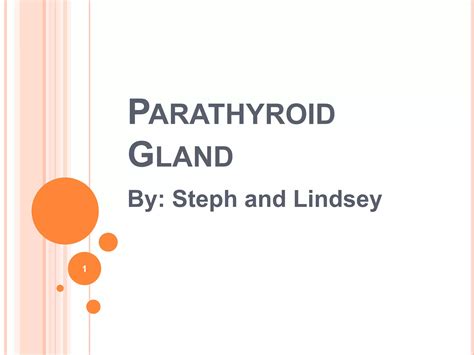 Parathyroid Gland And Disorders Ppt