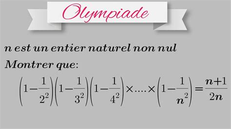 Olympiade maths pour collège YouTube