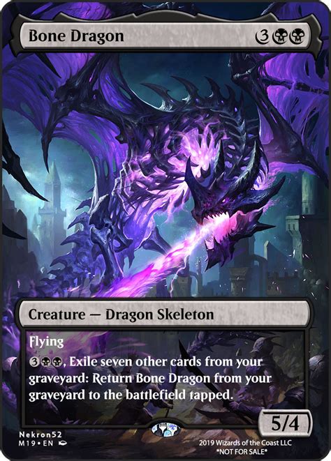 Bone Dragon Magic The Gathering Magic The Gathering Cards Magic Cards