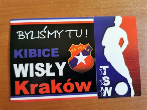 Vlepki Wisła Kraków Unikatowe 2 Kraków Licytacja na Allegro Lokalnie