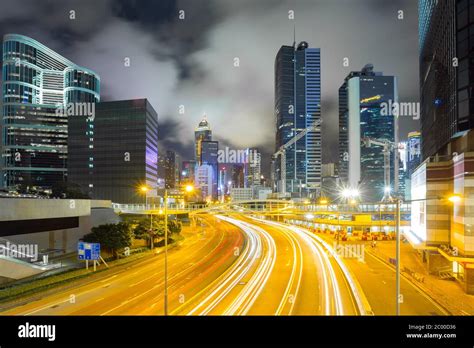 Hong Kong Skyline Stock Photo - Alamy