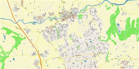 Quesada Torrevieja Spain PDF Vector Map: Exact City Plan High Detailed ...