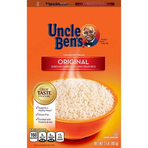 Uncle Bens Original Enriched Parboiled Long Grain Rice 2 Lb