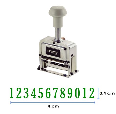 Foliador Numerador Autom Tico Traxx De D Gitos An