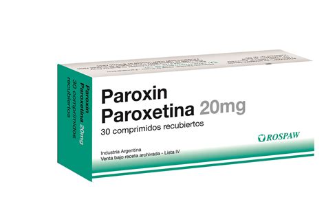 Paroxin Paroxetina Laboratorio Rospaw