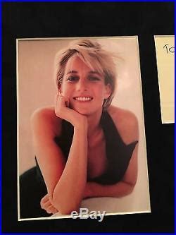 DIANA Princess Of Wales PSA DNA Authentic AUTOGRAPH SIGNED CONCORDE