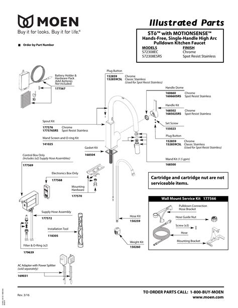 Moen Single Handle Pullout Kitchen Faucet Repair Diagram Wow Blog