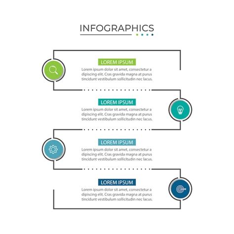 Elemento De Design Infogr Fico De Linha De Tempo Conceito De Neg Cio