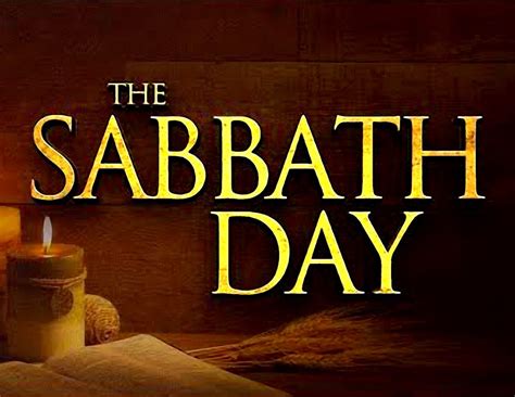Sabbath Day Archives - Yahu Ranger Report
