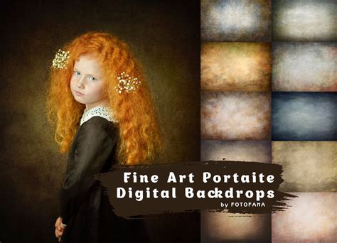 10 Fine Art Portrait Texture Photography Digital Background Overlays