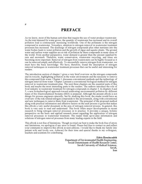 Preface Of A Science Book / Preface Thesis And Dissertation Research ...