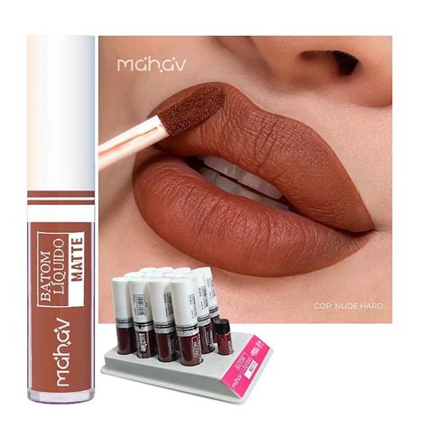 Mahav Batom Liquido Matte Nude Hard Display C E Prov Distribuidora JCF Maquiagem E