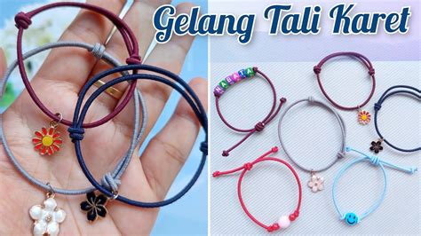 Tutorial Membuat Gelang Tali Satu Trik