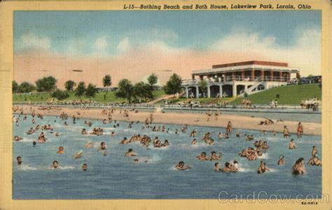 Bathing Beach And Bath House Lakeview Park Lorain Oh