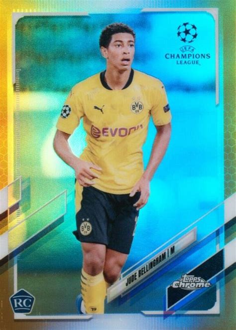 Jude Bellingham Topps Chrome Uefa Champions League Gold