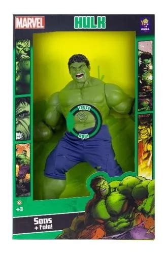 Boneco Gigante Hulk Cm Sons E Frase Mimo Toys Frete Gr Tis