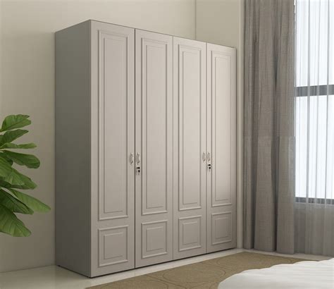 Buy Modern Living Laurel 4 Door Engineered Wood Wardrobe Online In