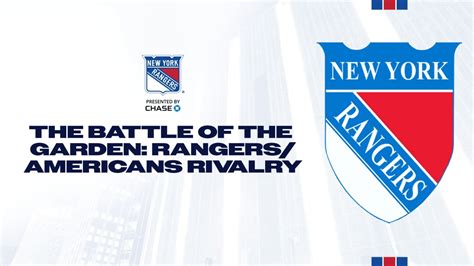 The Battle of The Garden – The Rangers/Americans Rivalry | New York Rangers