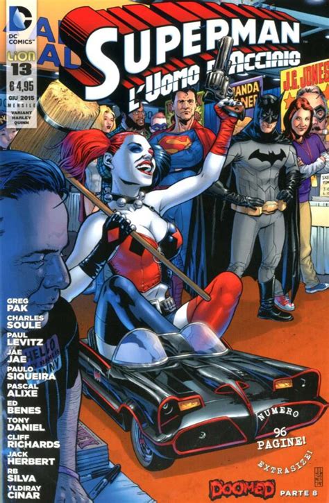 Superman L Uomo D Acciaio 13 Variant Harley Quinn RW Lion