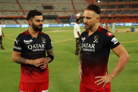 Ipl 2023 Kohli And Du Plessis Key As Rcb Face Gt Eye Playoffs Berth