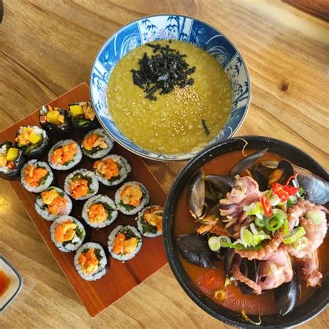 부산 옥천횟집 영도 맛집 성게김밥 오낙해물라면 전복죽 주차팁 네이버 블로그