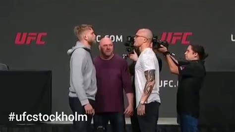 Ufc Stockholm Alexander Gustafsson Vs Anthony Smith Face Off Youtube