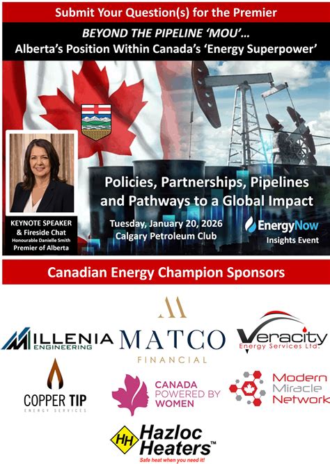 Submit Your Question for Premier Danielle Smith for January 20, 2026