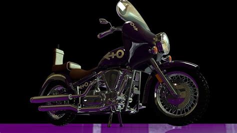 Prince Purple Rain Bike 3D | CGTrader