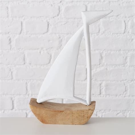 Decoratief Object Navano Ass Boot H Cm Mangohout Zus Zo Oostburg Unieke Cadeau S