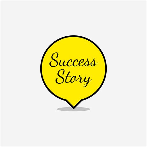 Success Story Business Icon Callout Sign Design Vector 16669222 Vector