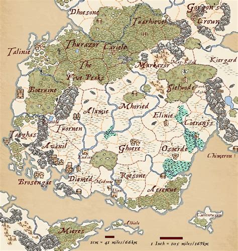 10 Best Fantasy Maps Birthright Fan Made Images On Pinterest