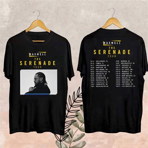 Maxwell 2024 Tour Fan Shirt, Maxwell The Serenade Tour 2024 Shirt