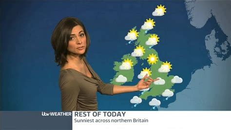 Lucy Verasamy Itv Weather 2016 04 22 Youtube