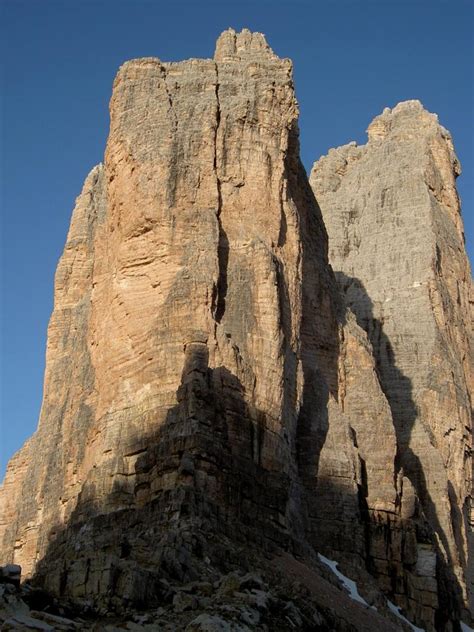 Lavaredo Cima Piccolissima Di Via Preuss Arrampicata Free