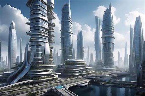 Los Mejores Proyectos De Paisajes Urbanos Futuristas De Ciencia