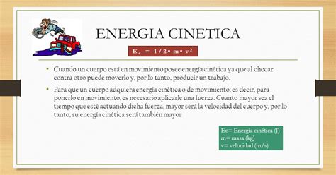 Fisicoquímica del norte Energía Cinética y Potencial en imágenes