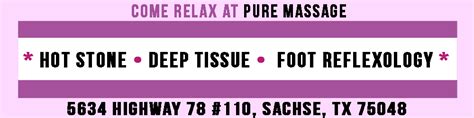 Pure Massage Dallas Dfw Massage And Spa