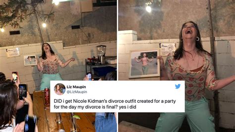 Woman Celebrates Her Divorce By Recreating Nicole Kidmans Iconic