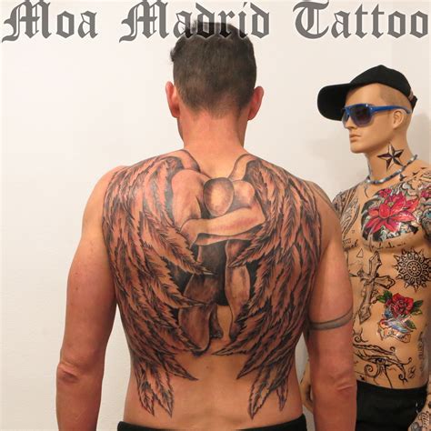 Tatuaje De Alas De Angel En La Espalda