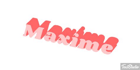 Maxime Name Animated  Logo Designs