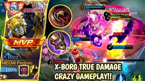 X Borg True Damage Vs Badang Seribu Pukulan Best Build X Borg