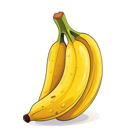 Beautiful Yellow Fresh Bananas Ai Generative 29761026 Png