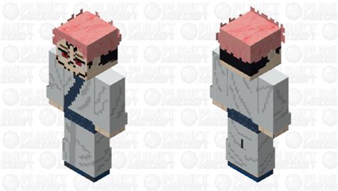 Sukuna Inside Yuji Itadori Minecraft Skin