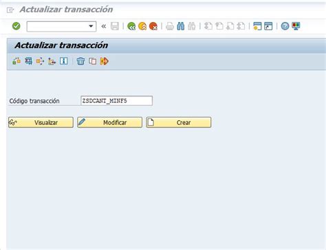 Sap Integral Crear Transacción A Una Tabla Con Vista De Mantenimiento
